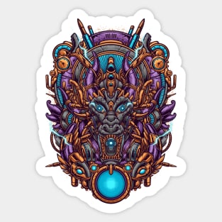 Dragon steampunk Sticker